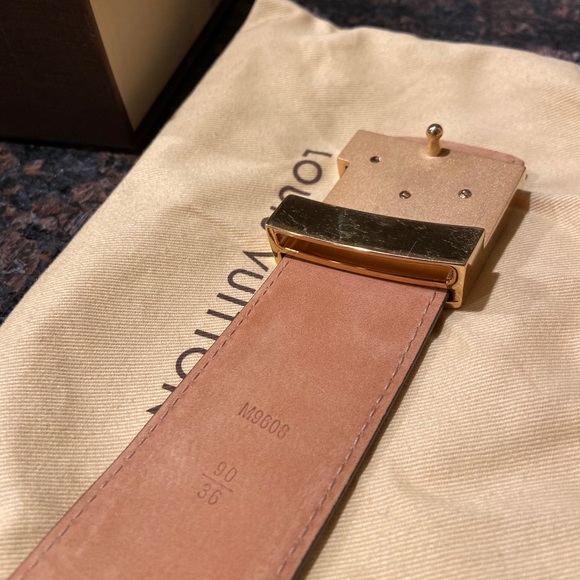 Men’s Louis Vuitton LV Initials Monogram Belt 36 - Picture 12 of 14
